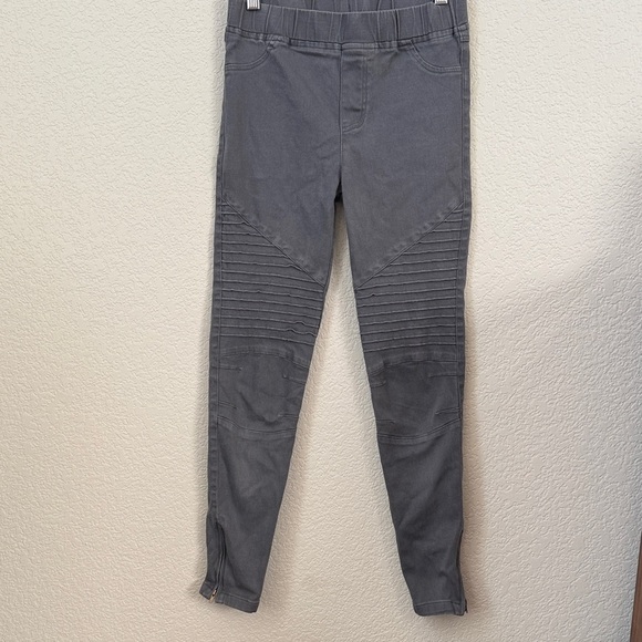 Umgee Denim - Umgee Moto Skinny Jean Stretch Gray size Small
